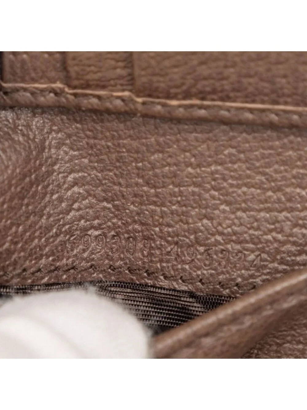 Gucci Jumbo GG Bifold Wallet Brown Canvas Leather - Picture 6 of 6